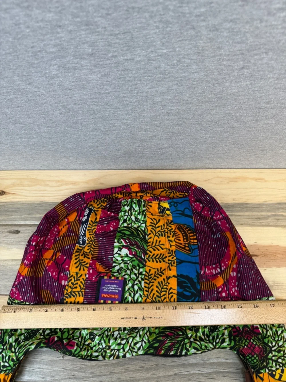 NEW Musana Women's Project Multi Colored Multi Patterned Cotton Hobo Bag Uganda